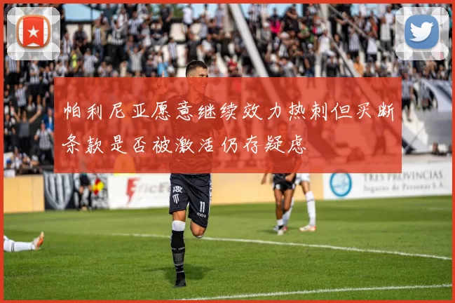 帕利尼亚愿意继续效力热刺但买断条款是否被激活仍存疑虑
